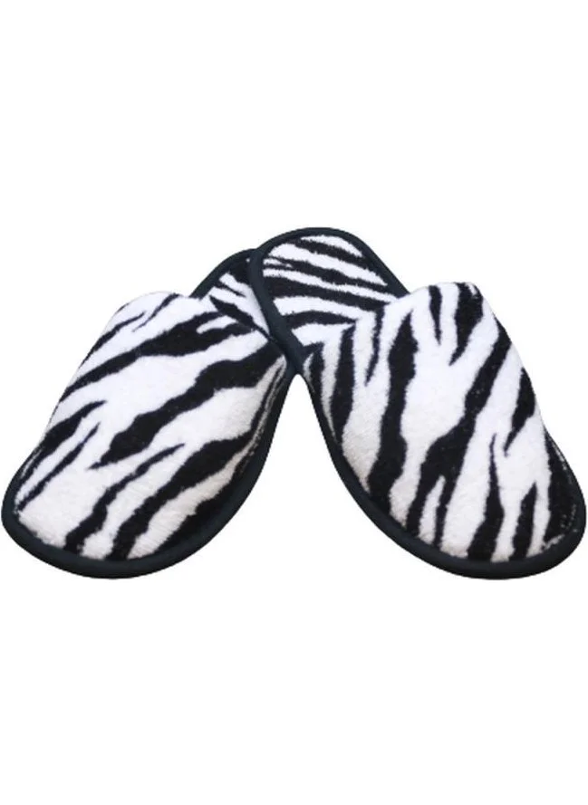Ender Home Printed Slippers Towel Bathroom Home Hotel Slippers Non-Slip Thin Closed Toe
