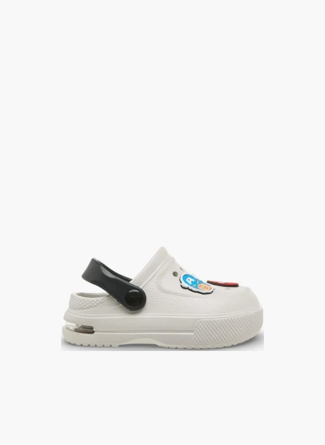 مارفل Boys Light-Up Backstrap Clogs