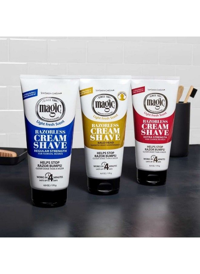 Magic Razorless Cream Shave Extra Strength 6 Ounce (Pack Of 3) - Image 5