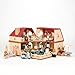 OLEOCA Family Grand Doll House LightUp 2Story Cozy Cabin with Furniture Bunny Figure Complete Dollhouse Playset for Creative Pretend Play Gift for Kids Ages 3 - Image 2