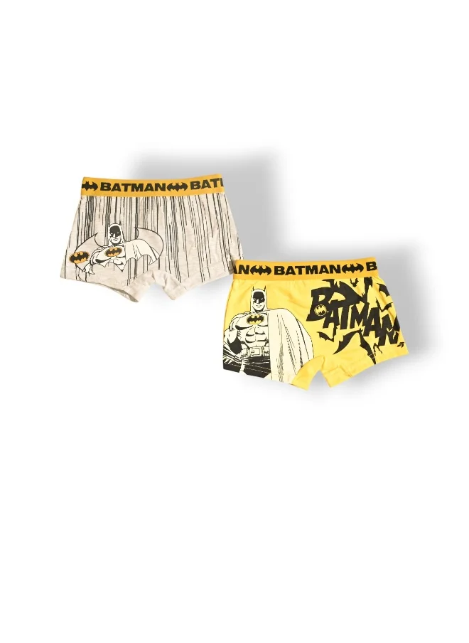 Batman BATMAN 2PCS BOYS BOXER , 65%polyester,35%cotton