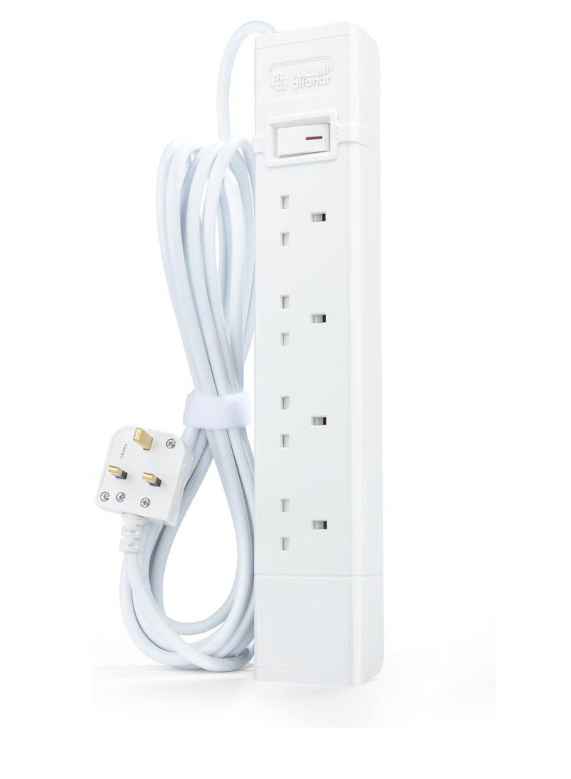 alfanar 13A Cord Extension 4 Sockets 5 Meters with Overload protection for more safety - Image 5