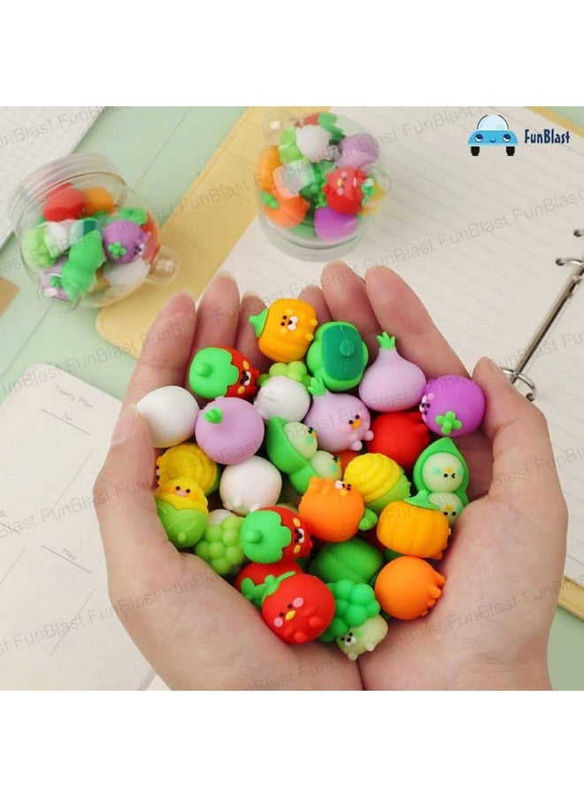 FunBlast Eraser for Kids - 12 Pcs Vegetables Erasers for Kids, Kawaii Stationery, Fancy Erasers, Eraser for School Supplies, Stationary Set for Kids, Rubber Eraser for Kids, Birthday Return Gifts - Image 3