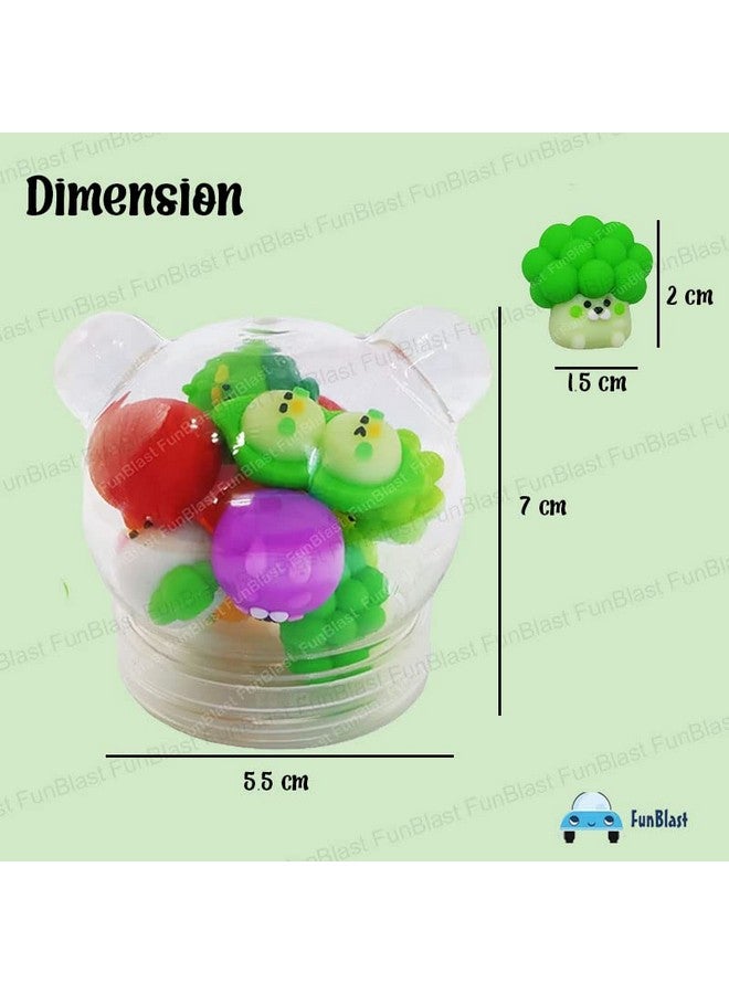FunBlast Eraser for Kids - 12 Pcs Vegetables Erasers for Kids, Kawaii Stationery, Fancy Erasers, Eraser for School Supplies, Stationary Set for Kids, Rubber Eraser for Kids, Birthday Return Gifts - Image 2