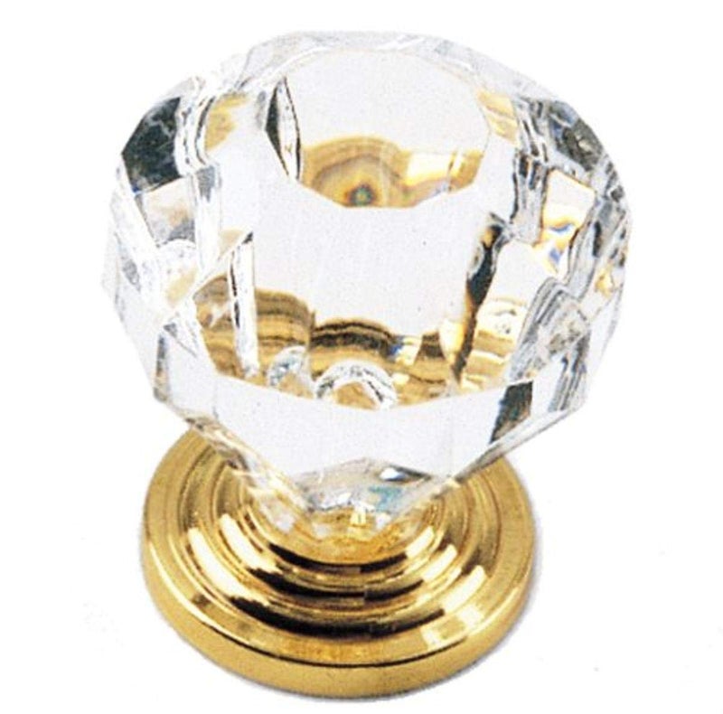 Laurey 82104 Acrystal 1-3/8-Inch Diameter Knob, Acrylic Brass Base - Image 5