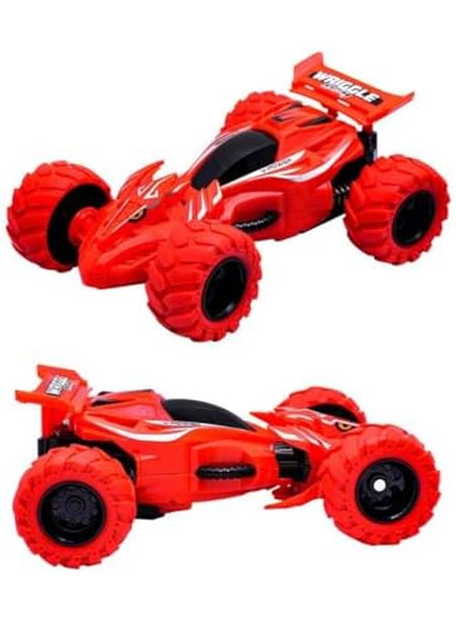 Fiction Inertia Racecar Red 360° Rotating Stunts No Batteries Perfect Gift For Kids 3 Plus