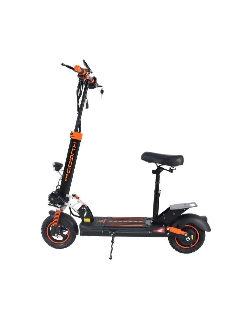 كي يو جي أو أو سكوتر كهربائي Kugoo D-Max، بمحرك 2000 واط بدون فرشاة، بطارية 48V 15Ah، فرامل هيدروليكية، حمولة قصوى 120 كجم، سرعة قصوى 55 كم/س، تصميم قابل للطي مع إطارات 10 إنش، - Image 1