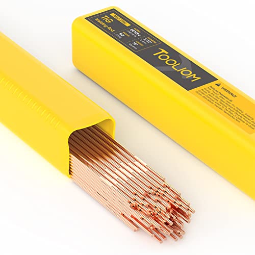 TOOLIOM Mild Steel TIG Welding Rod ER70S-6 TIG Filler Rod 3/32" x 16" 5LB Welding Wire - Image 1