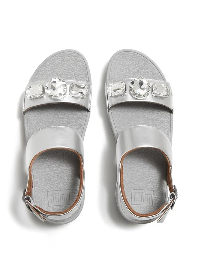 فيت فلوب LULU ULTRA-JEWEL METALLIC BACK-STRAP SANDALS