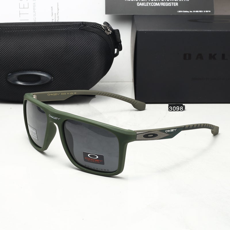 Oakley Men's Classic Sunglasses Sliver XL Sunglasses Prizm Grey Polarized Lenses Camouflage Green Frame - Image 1