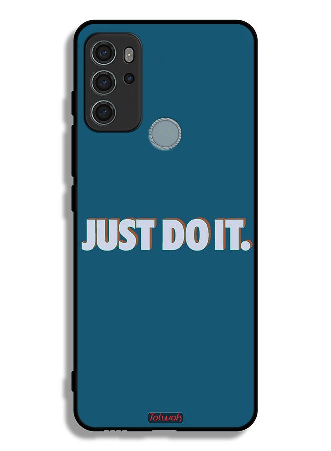 Tolwak Motorola Moto G60S Protective Case Cover Just Do It - Image 2