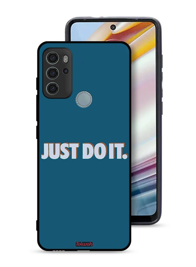 Tolwak Motorola Moto G60S Protective Case Cover Just Do It - Image 1