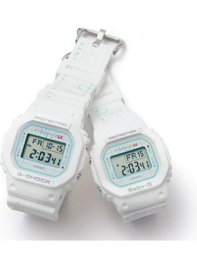 CASIO Unisex G-Shock and Baby-G Couples Limited Models Resin Band Digital Analog Watches LOV-21B-7DR - Image 2