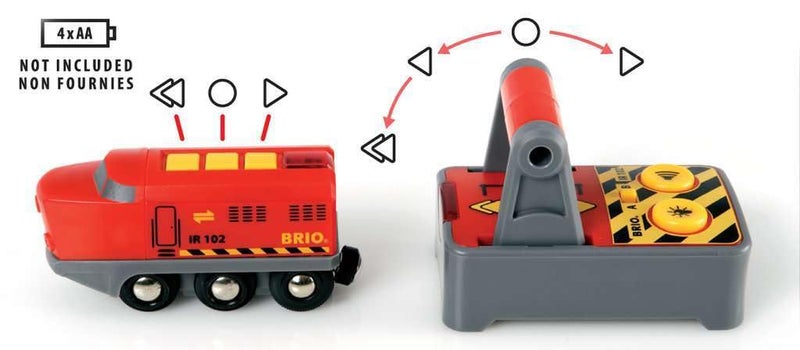 BRIO World 33213 - Remote Control Train Set | Wooden Toy for Kids | Enhances Logical Thinking | Compatible Railway Toys | Ideal for Ages 3 and Up - Image 5