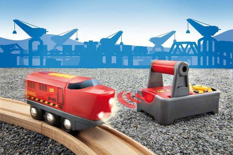BRIO World 33213 - Remote Control Train Set | Wooden Toy for Kids | Enhances Logical Thinking | Compatible Railway Toys | Ideal for Ages 3 and Up - Image 4