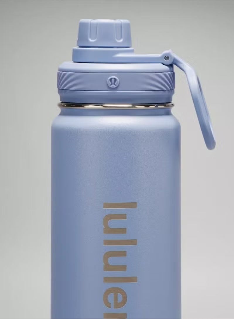 lululemonStainless steel sports vacuum insulated water bottle, suitable for holding water, iced tea, hot tea, etc., with a capacity of 710 milliliters - Image 3
