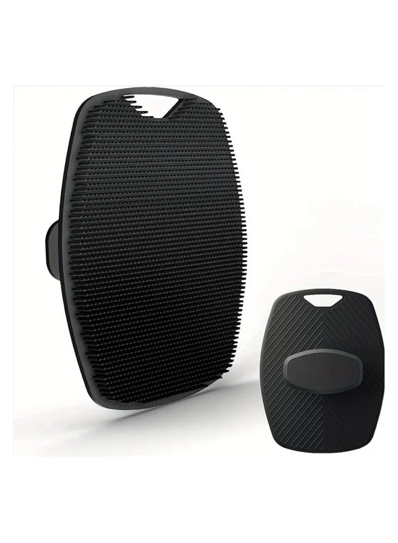 AROAQ Silicone Body Scrubber Brush with Non Slip Handle Exfoliating Cleanser for Deep Skin Cleansing and Gentle Massage in Shower or Bath - Image 5