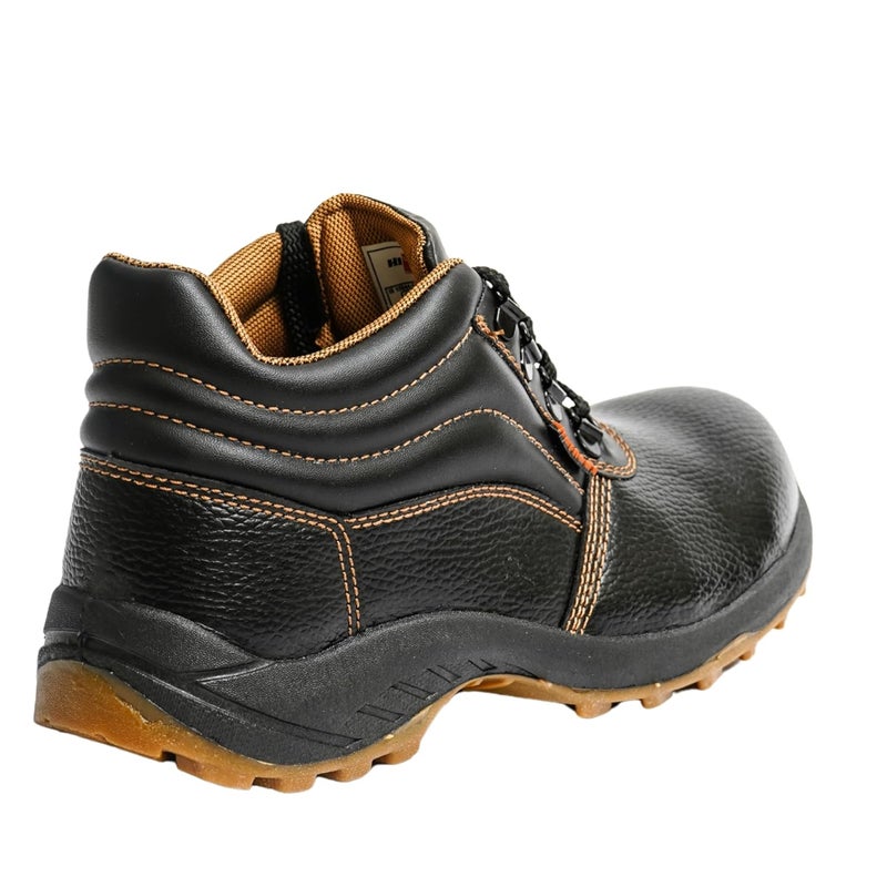 HILLSON Mens Workout Dual Density Black Pvc Safety Shoe(Size-8 Uk) - Image 5