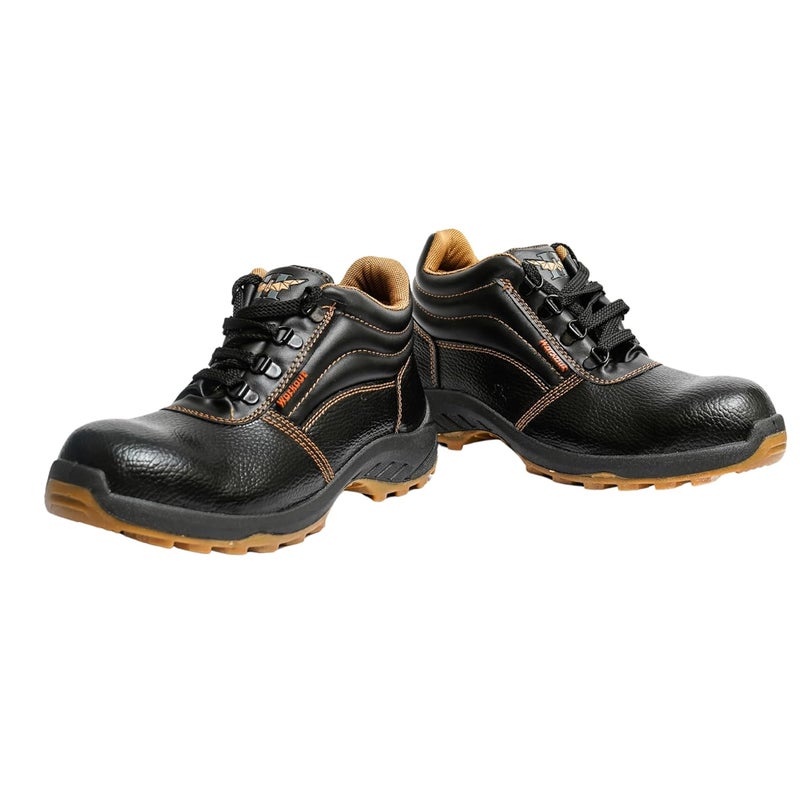 HILLSON Mens Workout Dual Density Black Pvc Safety Shoe(Size-8 Uk) - Image 3
