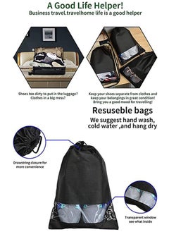 ZCM-HAPPY 20-piece Portable Non Woven Dustproof Travel Shoe Bag Storage Bag  - Image 4