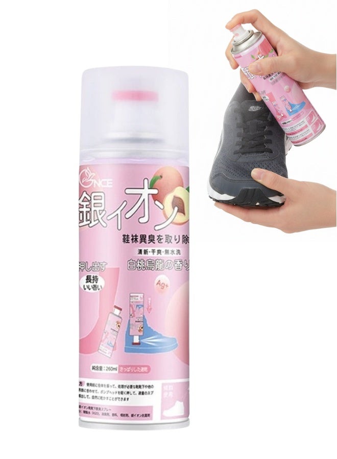 بخاخ مزيل لرائحة الأحذية - معطر ومطهر للقدمين، انتعاش يدوم طويلاً، يزيل الروائح الكريهة وينعش الأحذية والهواء - Image 1