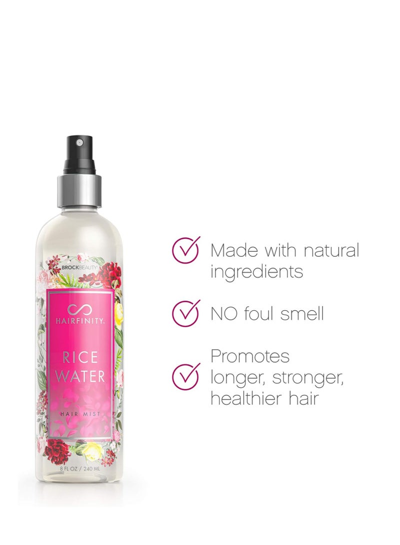 HAIRFINITY Rice Water hair mist for keratin and Color Treated Hair 8oz - Image 2