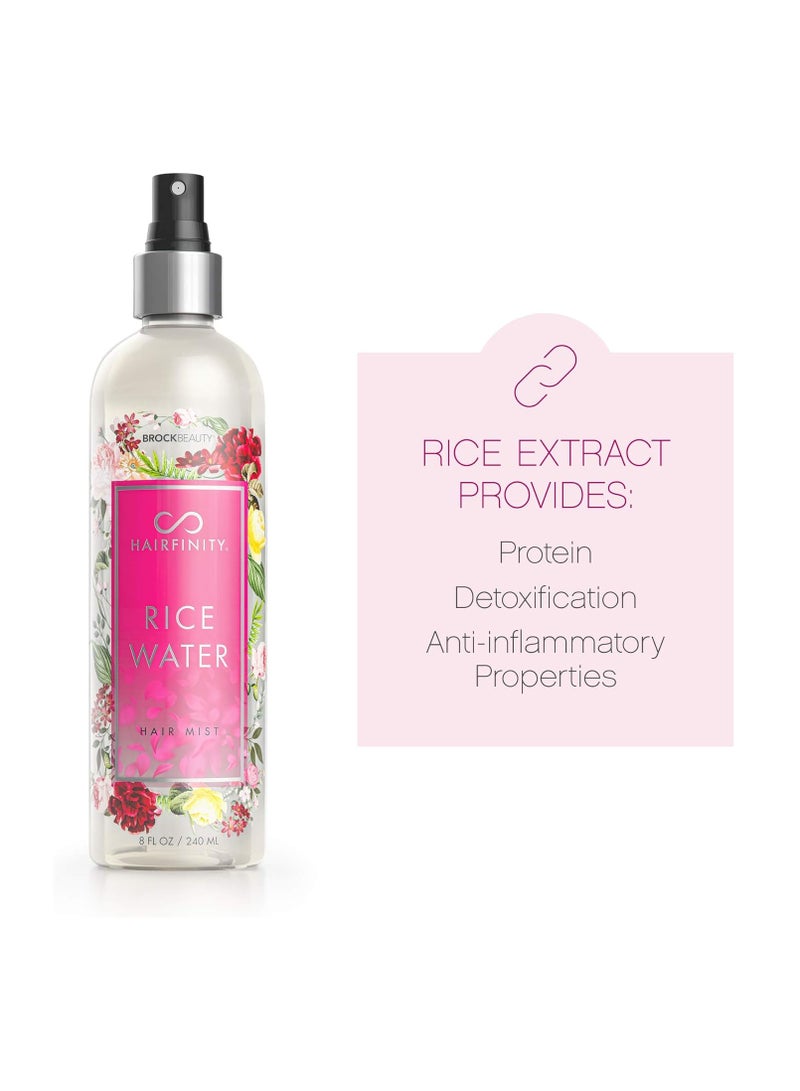 HAIRFINITY Rice Water hair mist for keratin and Color Treated Hair 8oz - Image 4