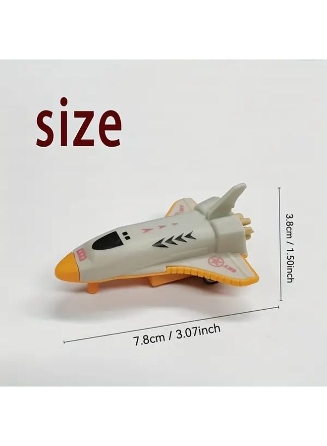 7 قطع مكوك فضائي بألوان عشوائية، ألعاب طائرات صغيرة بالقصور الذاتي - Image 3