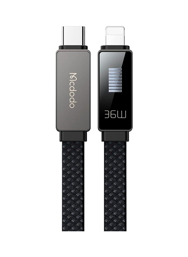 MCDODO CA-4960 USB-C TO LIGHTNING CABLE 1.2M BLACK - Image 3