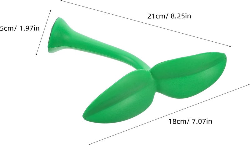 3pcs Green Bean Sprout Car Roof Decoration 3D Stickers Cute Car Ornament Exterior Decal for Automotive Bumper and Hood - Image 2