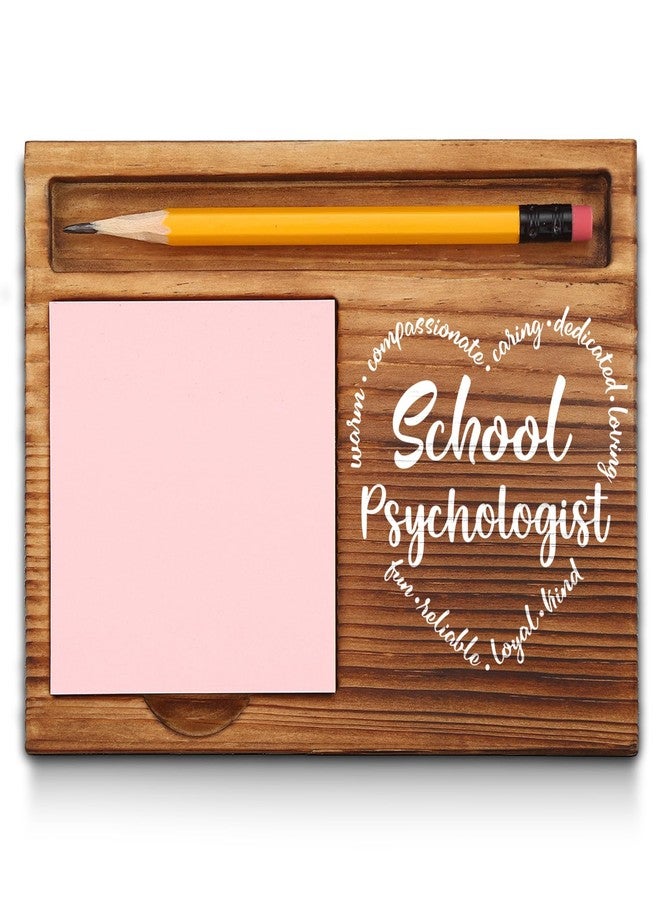 akeke School Psychologist Gifts, Appreciation Thank You School Psychologist Office Decor Desk Self-Stick Note Pad Holders GSH5 - Image 1