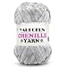 YARFOFUN Velvet Chenille Yarn for CrochetingLight Grey Fluffy Velvet Plush Thick Soft Chunky Chenille Baby Blanket Yarn for Crocheting Knitting Beginners 100g492ydLight Grey - Image 2