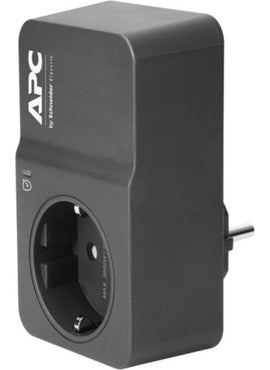 Schneider Apc Single Surge Protected Socket 230V Black  - Image 1