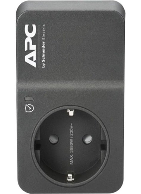 Apc Single Surge Protected Socket 230V Black