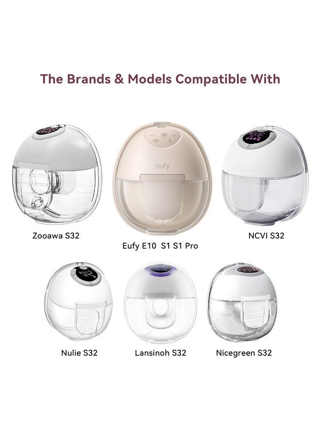 توفيفيلد 12 قطعة من غشاء السيليكون Duckbill Values من TOVVILD متوافق مع eufy E10 S1 S1 Pro، S32 قطع غيار مضخة الثدي والملحقات - Image 2