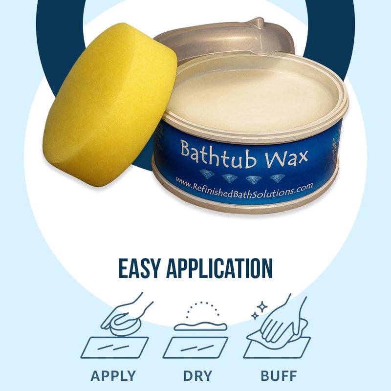 Refinished Bath Solutions Ekopel 2K Bathtub Wax | Polish & Seal for Porcelain & Fiberglass Tubs | Watermark & Scum Repellent | Easy DIY Shine - Image 5
