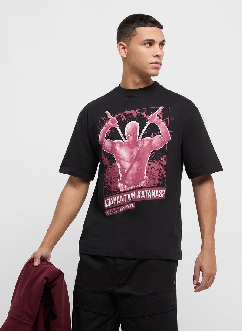 MARVEL Mens Over Size Crew Neck - Image 1