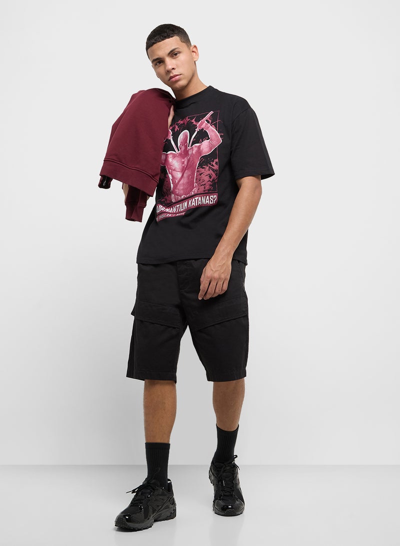 MARVEL Mens Over Size Crew Neck - Image 4