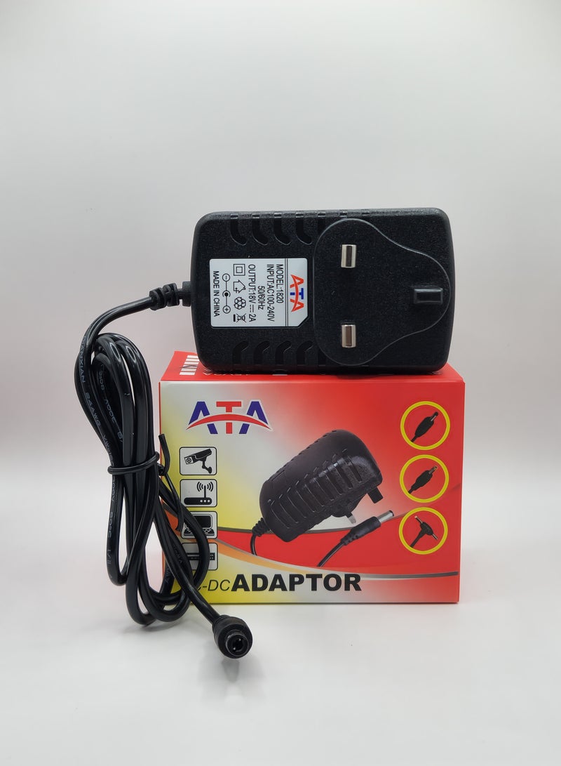 ATA 18V 2A POWER ADAPTER AC100-240V  - Image 1
