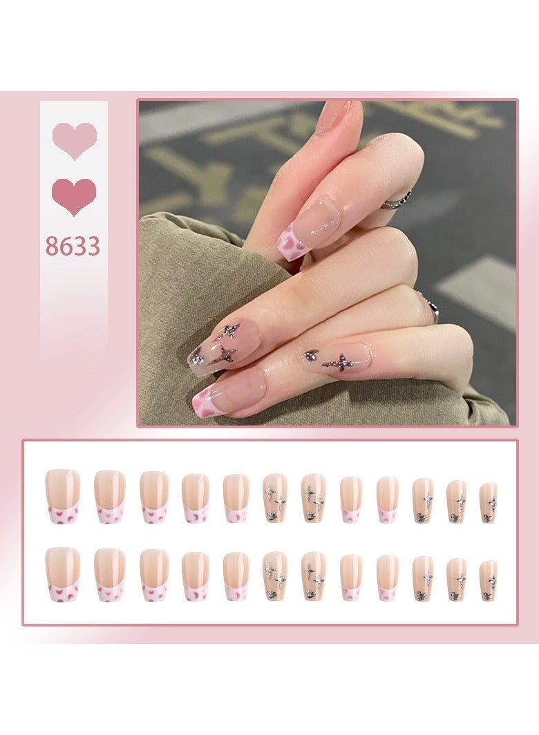 CYNA8633 Fake Nails,24pcs Press Nails - Image 1