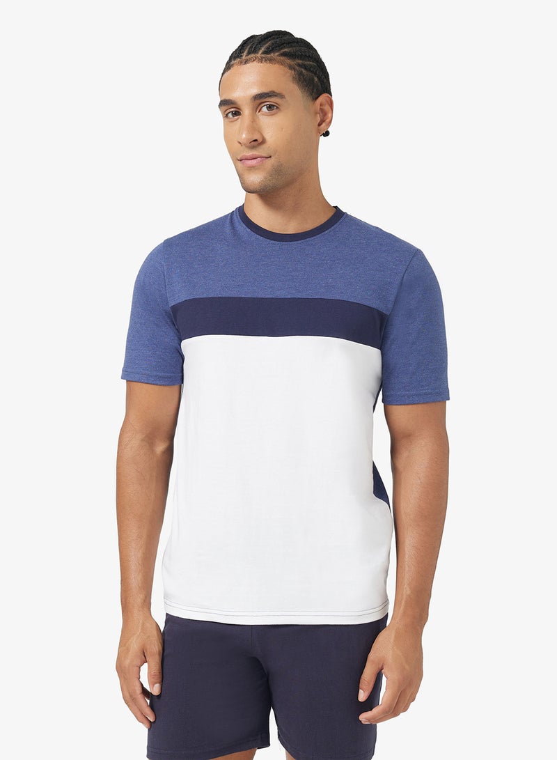 Seventy Five Paneled Pyjama Shorts Set - Image 3