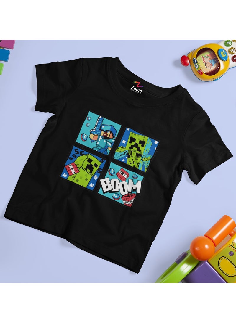 ZOOM Minecraft 'BOOM' new Graphic Design with t-shirt