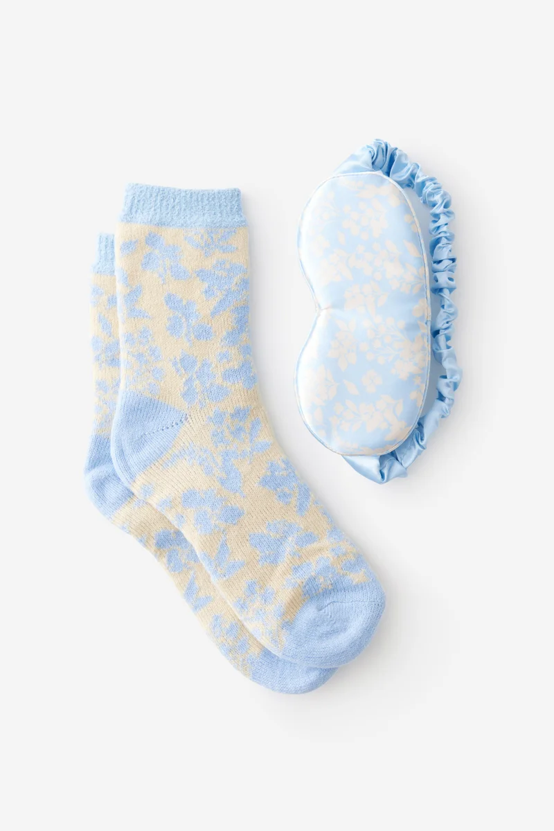 تايبو BED SOCKS AND EYE MASK GIFT PA
