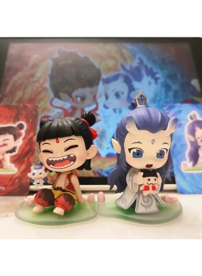 Now Bubble Mart Nacha's Devil Boy Naohai Born Bond Series Blind Box Tide Play Animation Model Hand-held Ao Bing-Color:Lotus Root Starch Nezha  - Image 4