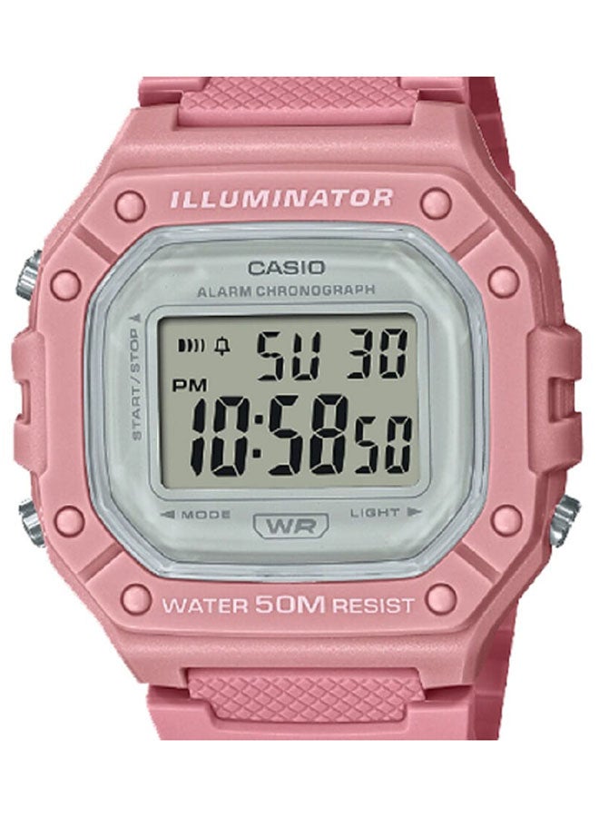 CASIO Resin Digital Wrist Watch W-218HC-4AVDF - Image 3