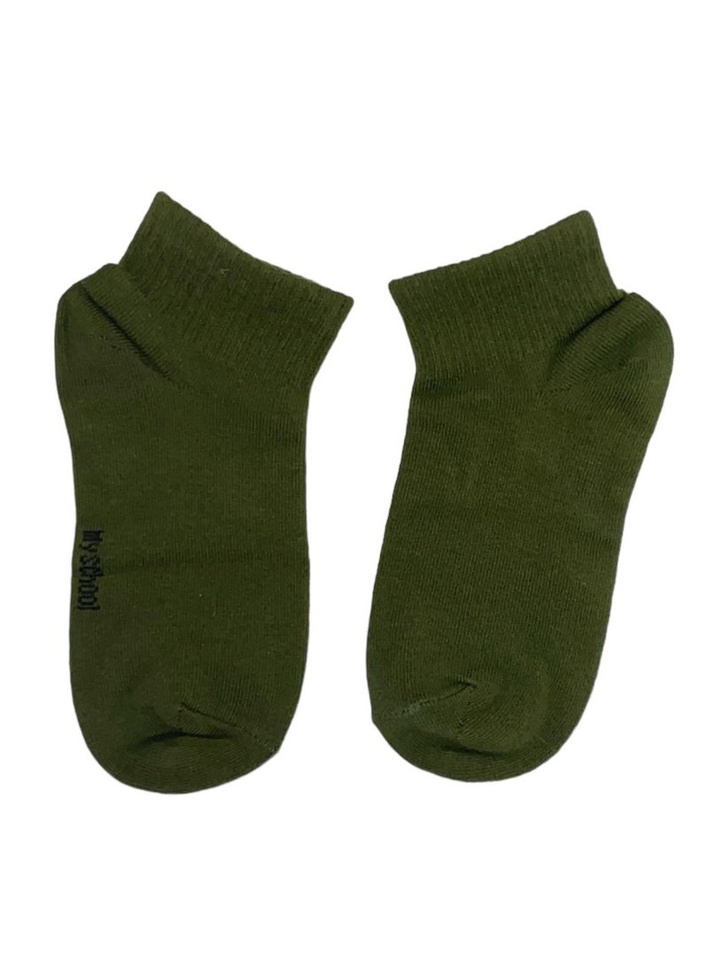 My school My school socks in olive green, one pair  - Image 3