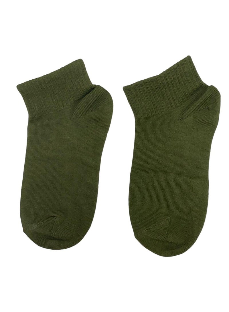 My school My school socks in olive green, one pair  - Image 4