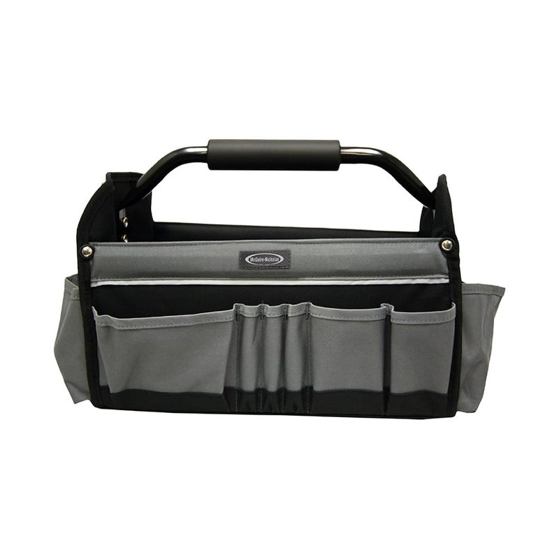 McGuire-Nicholas 15" Collapsible Tool Tote, Grey and Black Tool Tote Bag, 22015 - Image 1