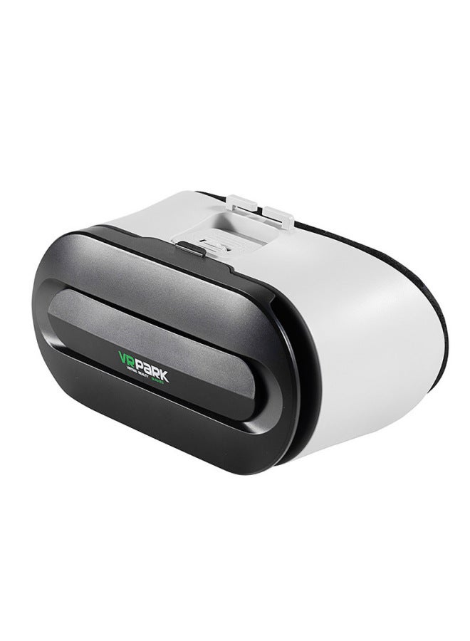 VRPARK Glasses All-in-One Smart VR Box Headwear 3D Panoramic Game VR Glasses-Color:V8 Ivory White - Image 1