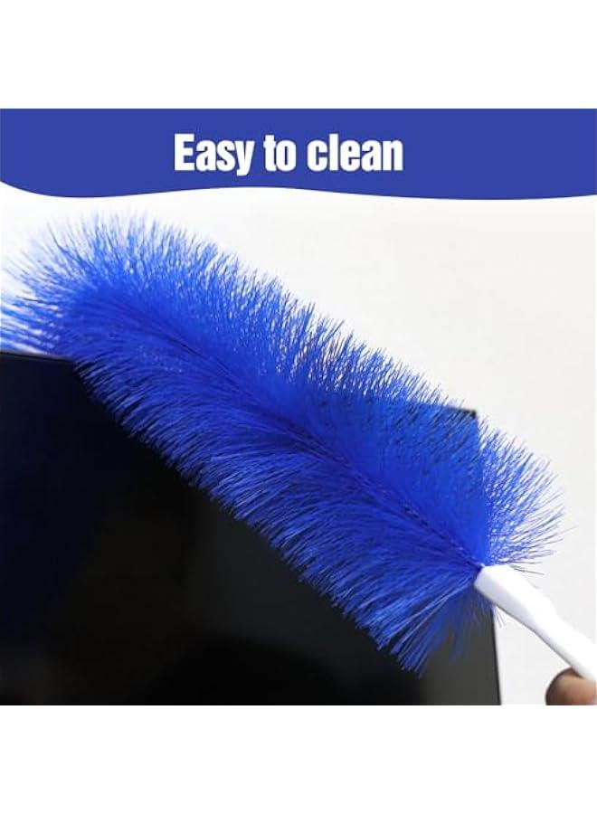 إسكدنيا Flexible Fan Dusting Brush,Non-Disassembly Cleaning Microfiber Dust Collector,Upgrade Fan Cleaning Brush,Bendable Dusting Brush for Electric Fan, Multifunctional Cleaning Brushes (Black, Small) - Image 4